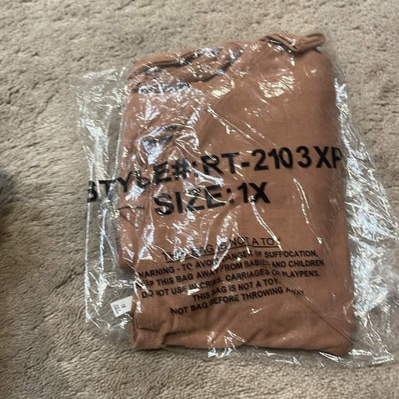 Women's Long Sleeve Top - Brown - Picture 3 of 3